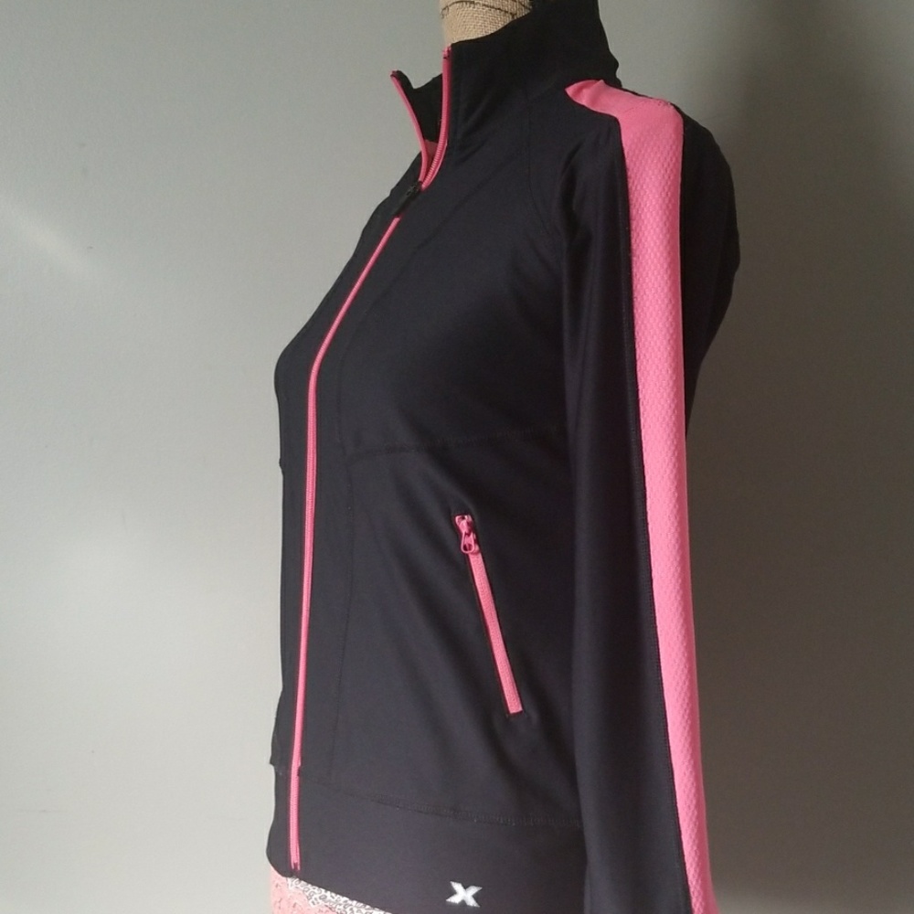 🖤4 for $25 Bundle Sale  Xersion Black Zip Up Track Jacket - Picture 3 of 7